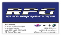 racing business card